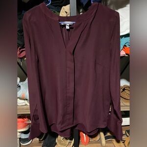 41 Hawthorn Rich Burgundy Blouse